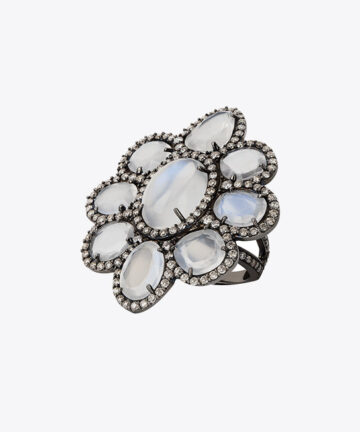 White Finger Ring