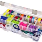 ArtBin, Clear 5004AB Large Solutions Box with Dividers,