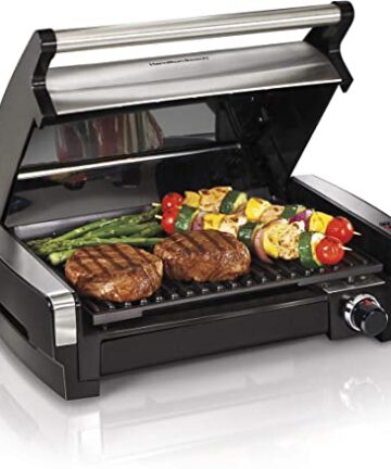 Beach Electric Indoor Searing Grill Removable Easy-To-Clean Nonstick Plate
